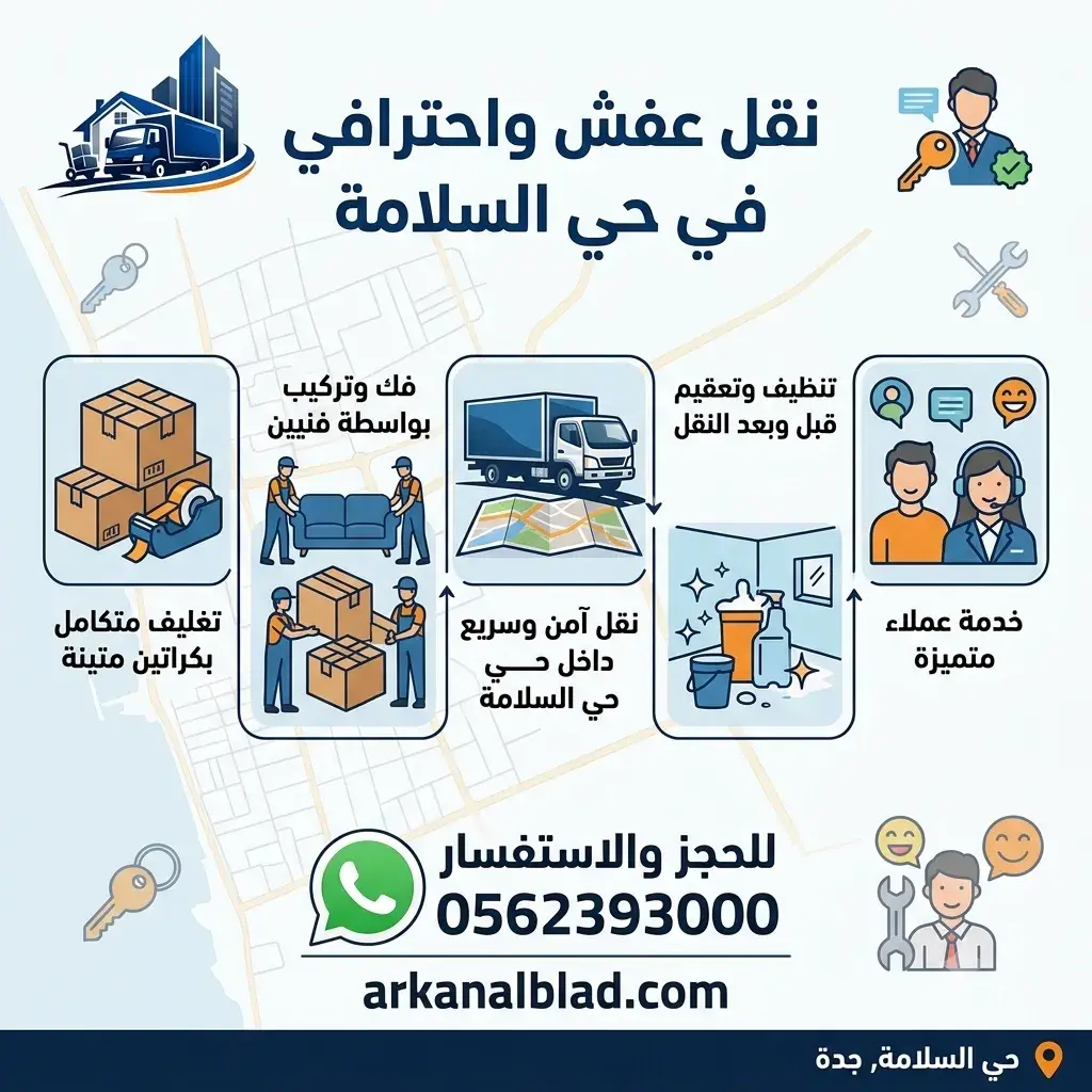نقل عفش حي السلامة