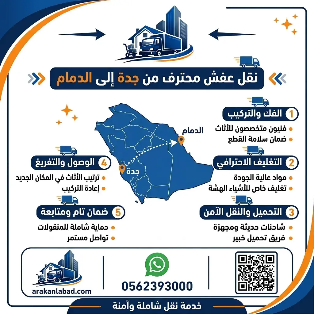 نقل عفش من جدة الى الدمام