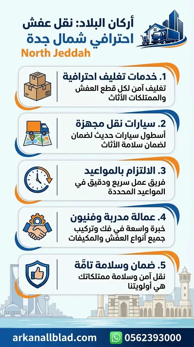 نقل عفش شمال جدة