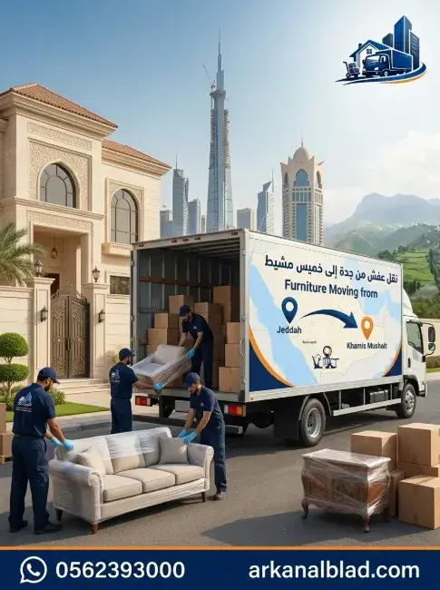 نقل عفش من جدة الى خميس مشيط